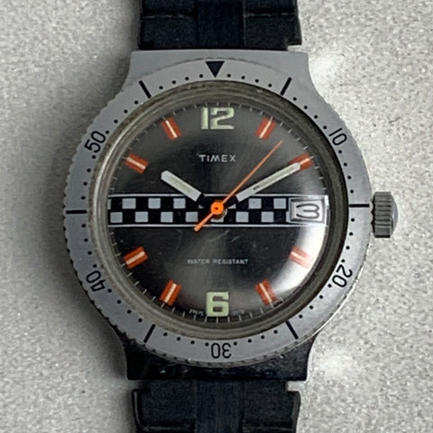 Vintage Timex Herren Armbanduhr Racing Rallye