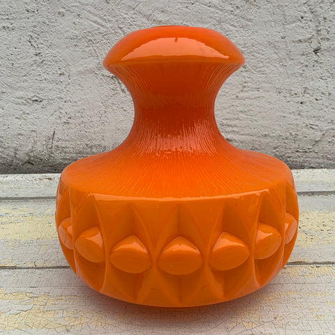 Vintage Lampenschirm von Peill und Putzler orange