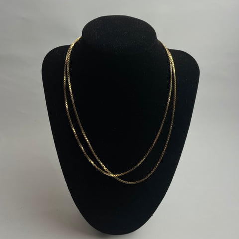 Vintage Venezianerkette 585er Gold 90cm