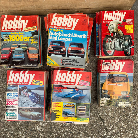 Konvolut Hobby Hefte 1973 bis 1977