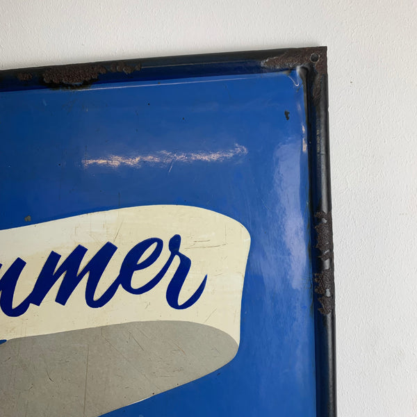 Vintage Emaille Schild immer wieder Pepsi Cola