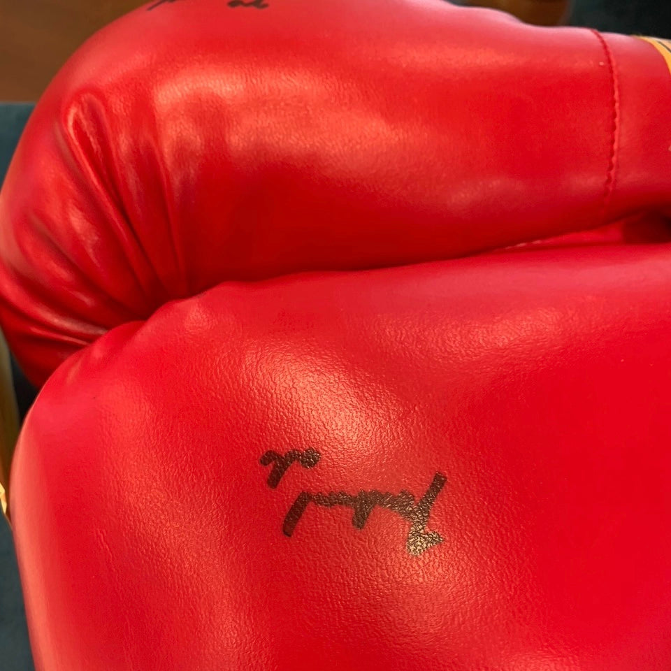 handschuhe von muhammad ali signierte Boxhandschuhe von Muhammad Ali – Trödelfuchs Vintage Shop