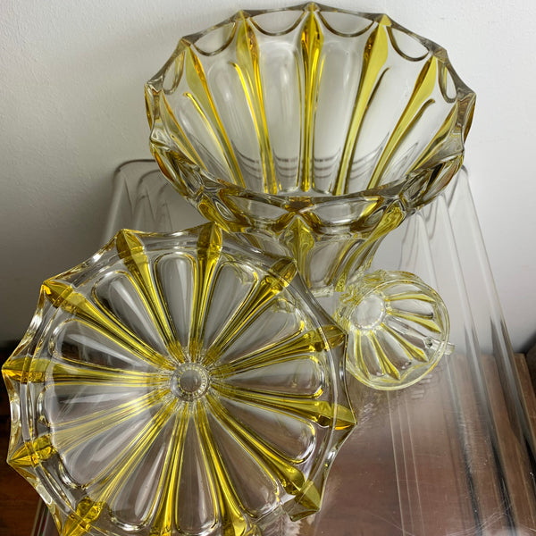 Vintage Bowle Service Waltherglas für 6 Personen