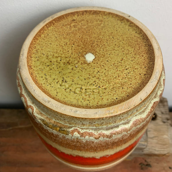 Vintage Keramik Blumen Übertopf von Scheurich