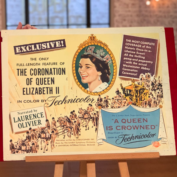 Filmplakat Technicolor – The Coronation of Queen Elizabeth II