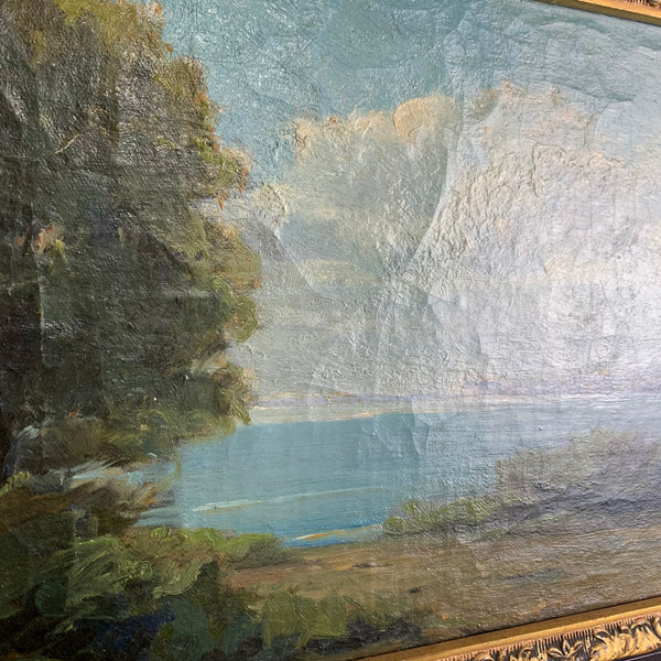 Ölgemälde An der See von Kranbarg