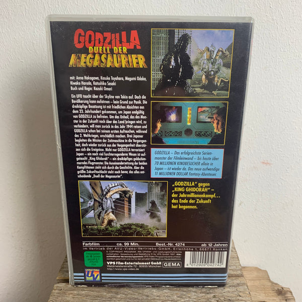 VHS Kassette Godzilla Duell der Megasauria