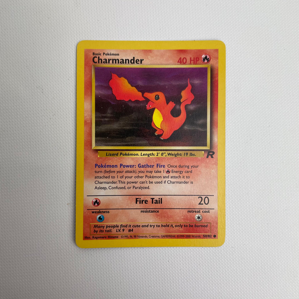 1995 charmander pokemon card value 50 82 Charmander 50/82