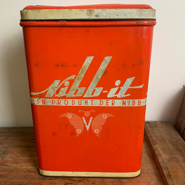 Vintage Blechdose Nibb It von Vlinderco