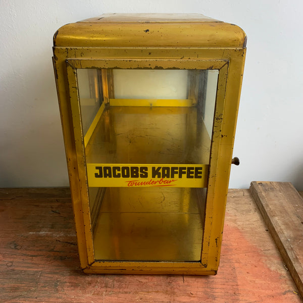 Vintage Jacobs Kaffee Vitrine