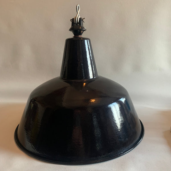Bauhaus Emaille Lampe