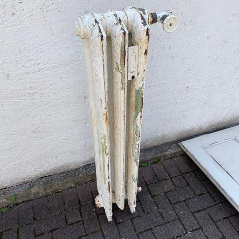 Antiker Jugendstil Heizkörper mit 3 Rippen