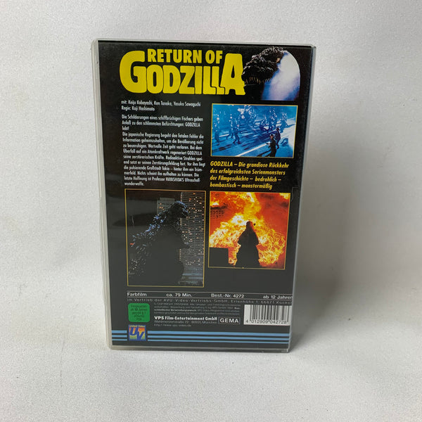 VHS Kassette Return of Godzilla