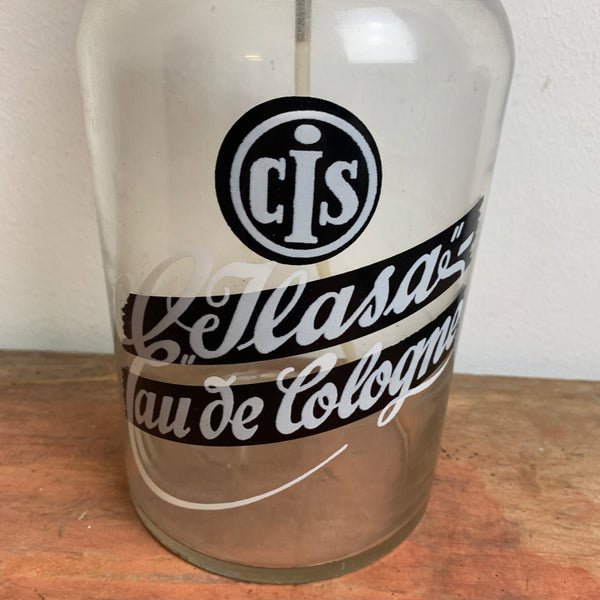 Antike Abfüllflasche für Eau de Cologne