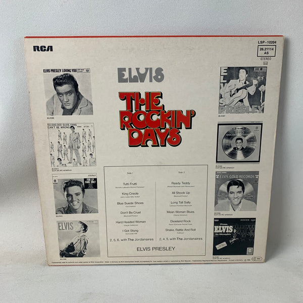 LP Elvis The Rockin Days