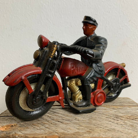 Vintage Harley Davidson von Hubley aus Gusseisen