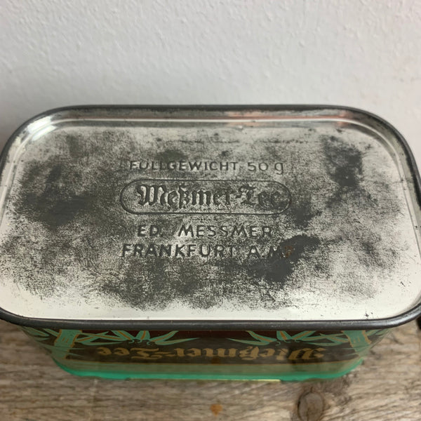 Vintage Blechdose Meßmer Tee