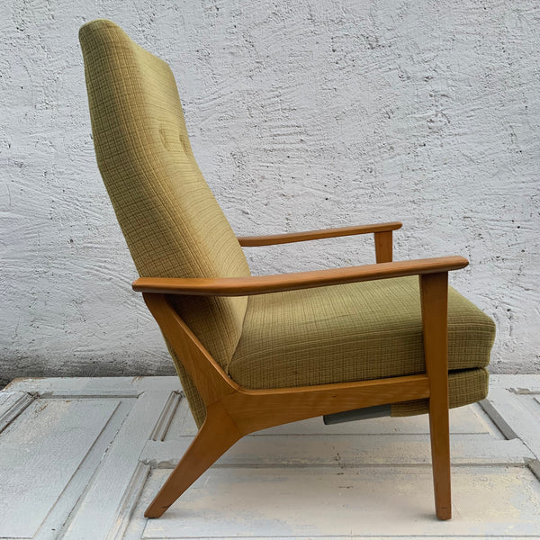 Skandinavischer vintage Lounge Sessel mit Liegefunktion