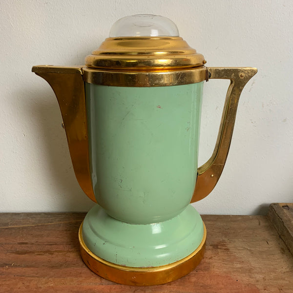 Vintage französischer Percolator Kaffeekocher