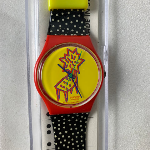 Swatch Uhr 1992 Dotchair Gr115  OVP
