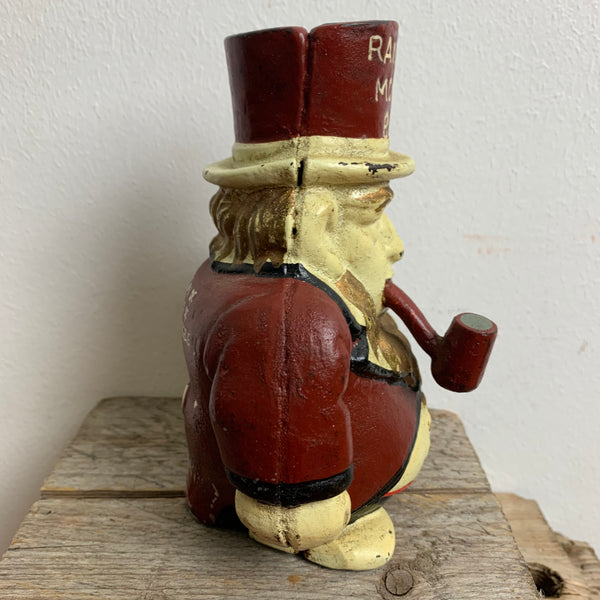 Antike mechanische Spardose Transvaal Money Box Spardose