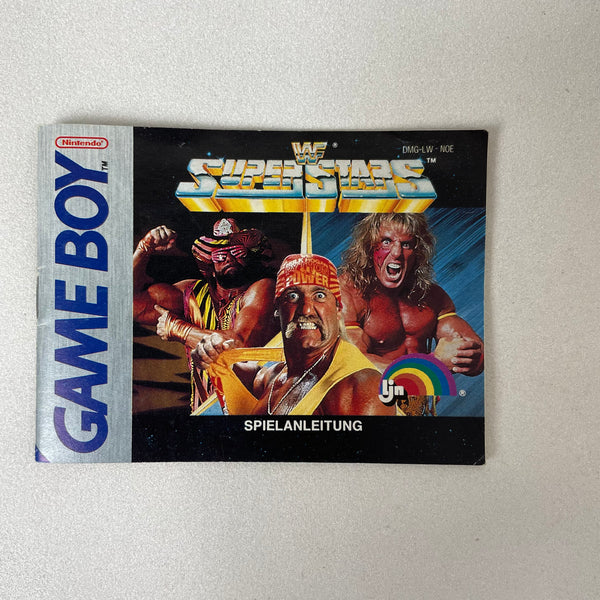 WWF Superstars / Spiel und Anleitung Nintendo Game Boy
