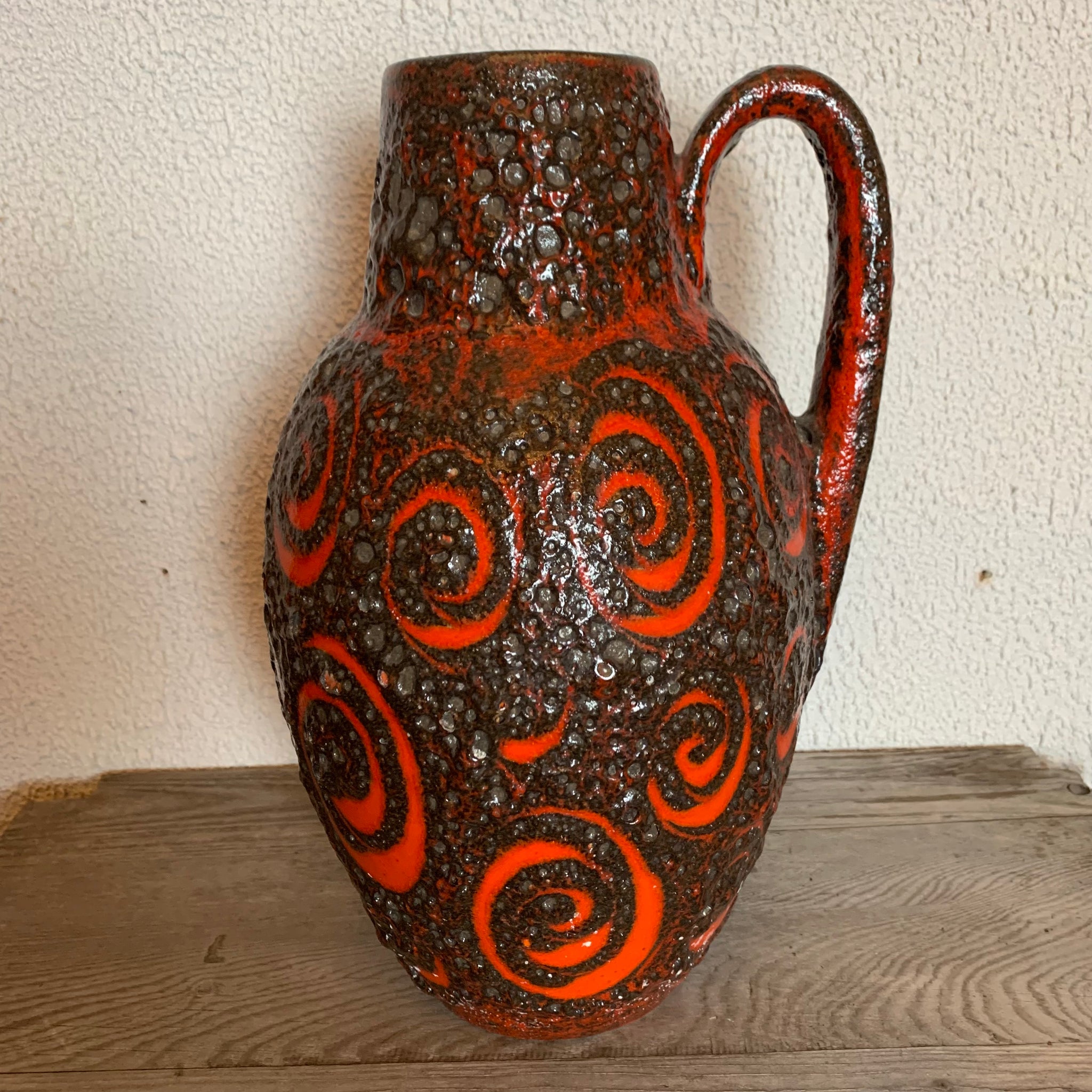 Keramik Bodenvase mit Henkel 270