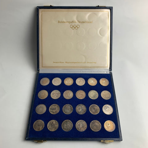 Set 10 DM Münzen Olympische Spiele 1972