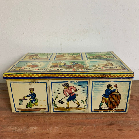 Vintage Blechdose Teulas Crocantins