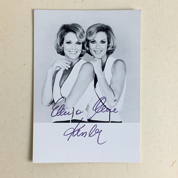 Original Autogramm der Alice und Ellen Kessler Zwillinge