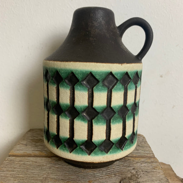 60er Jahre Keramik Vase von Jasba 1033/15
