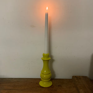 Vintage Keramik Kerzenständer 502/18 gelb