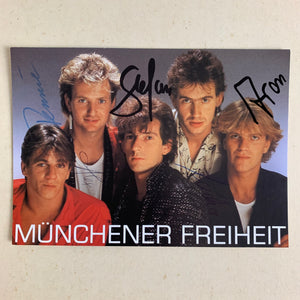 Original Autogramm Münchner Freiheit