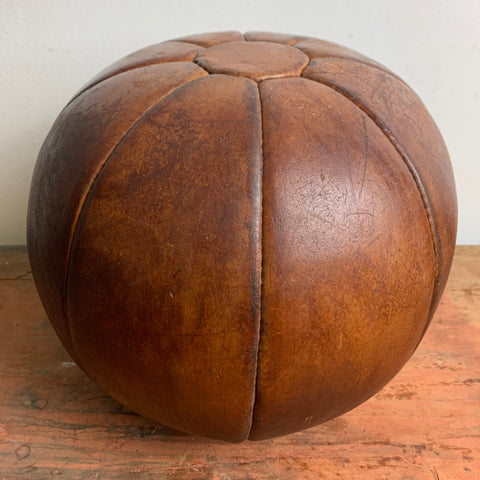 Vintage Leder Medizinball
