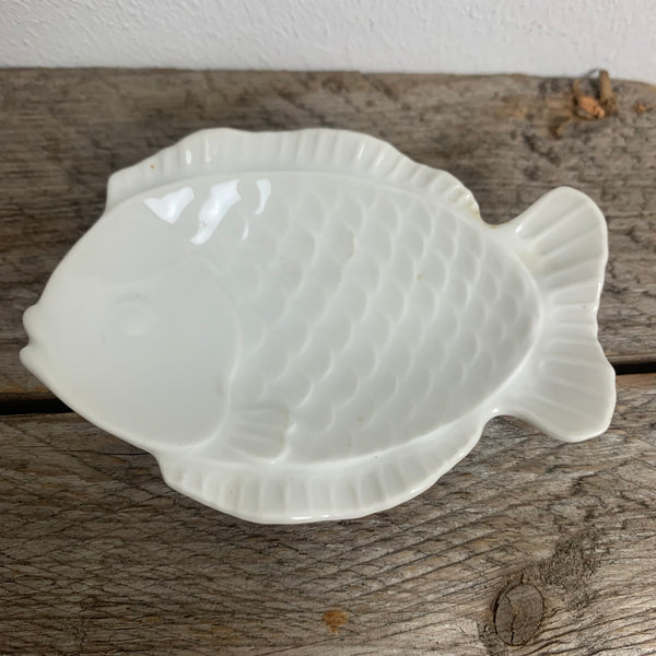Weißes Porzellan Fisch Schälchen KPM Zeptermarke