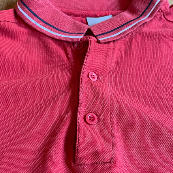 Nike Poloshirt Vintage in Rot