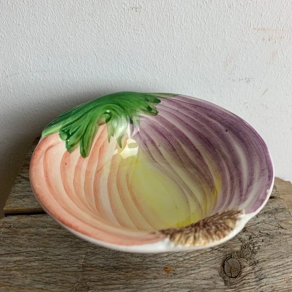 Bassano italienische Keramik mediterrane Zwiebelschale
