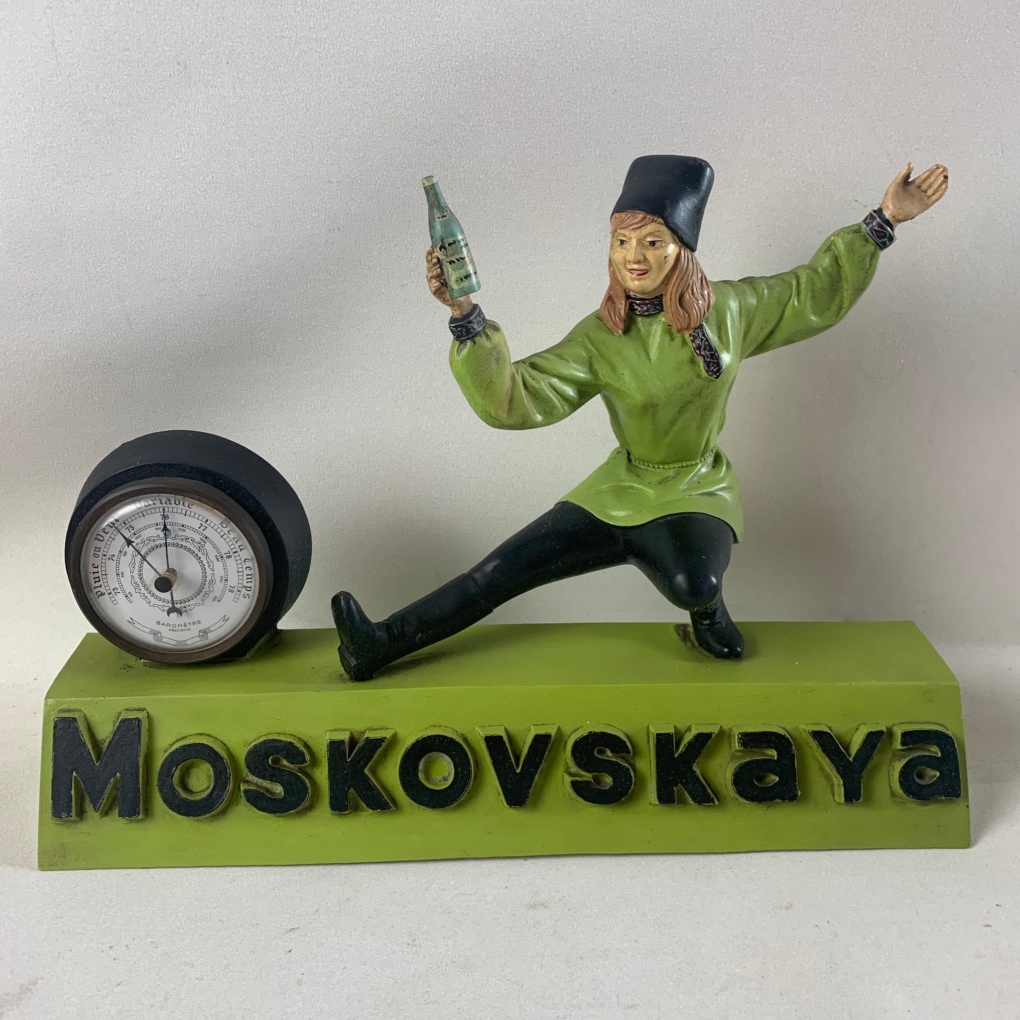 Werbefigur Moskovskaya Vodka