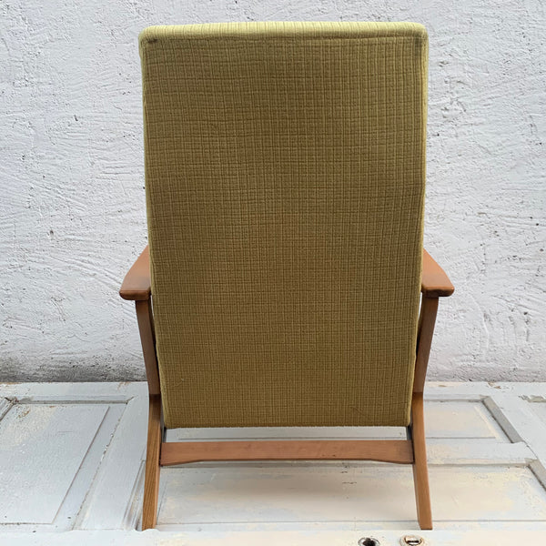 Skandinavischer vintage Lounge Sessel mit Liegefunktion