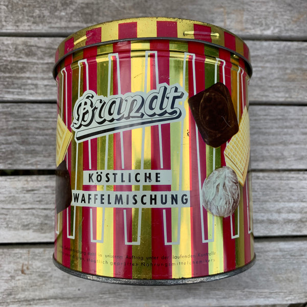 Vintage Keks Blechdose von Brandt