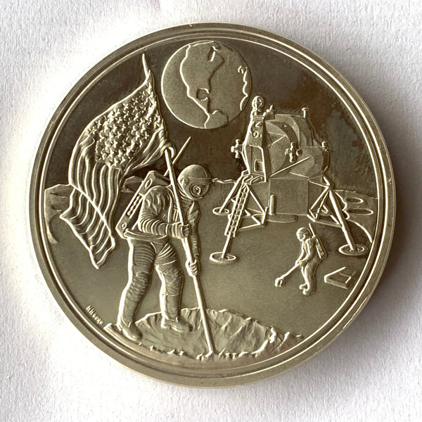 Silber Medaille Landing on the Moon