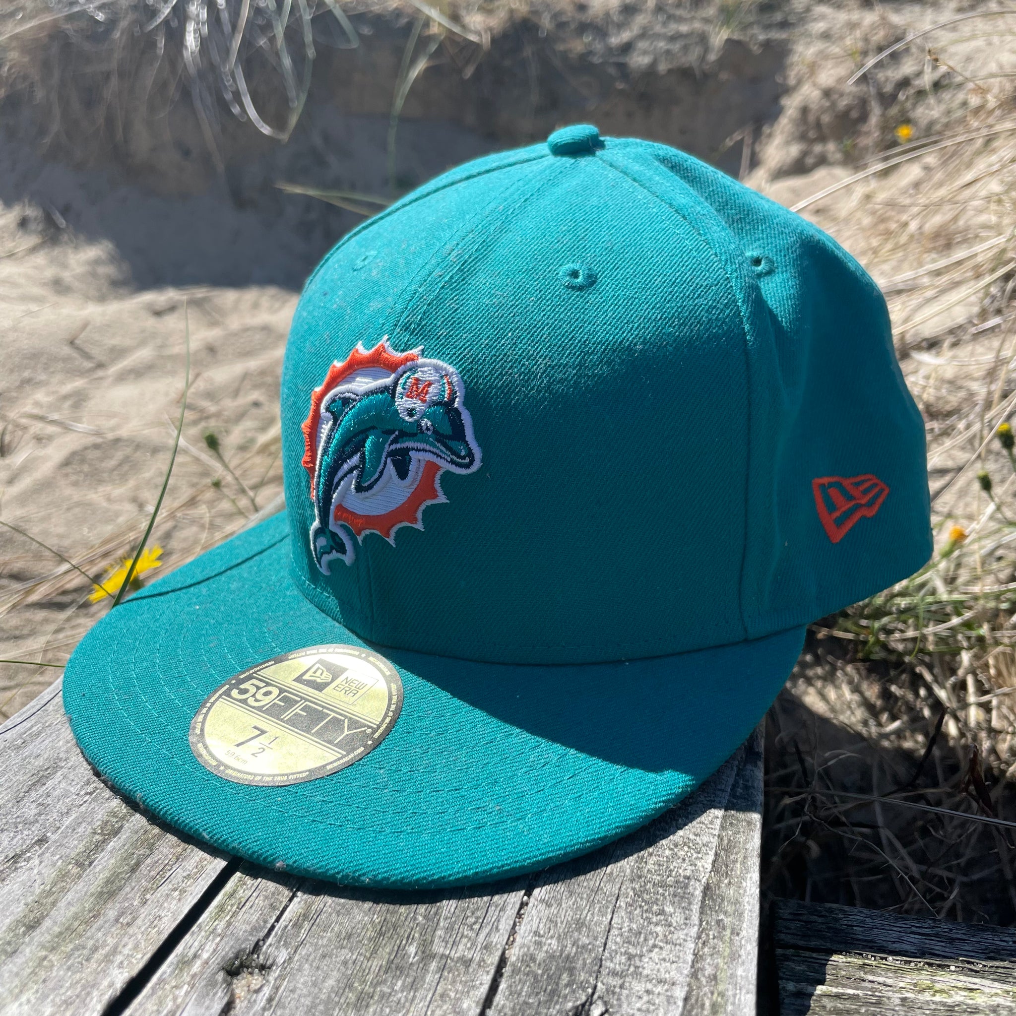 New Era 59Fifty Cap - Miami Dolphins Aqua Vintage