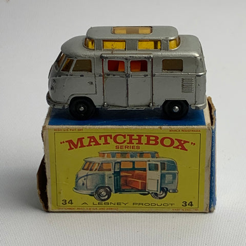 Matchbox Lesney No. 34 Volkswagen Camper mit Originalbox