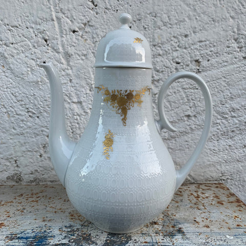 Kaffeekanne Romanze in Dur Gold von Björn Wiinblad für Rosenthal