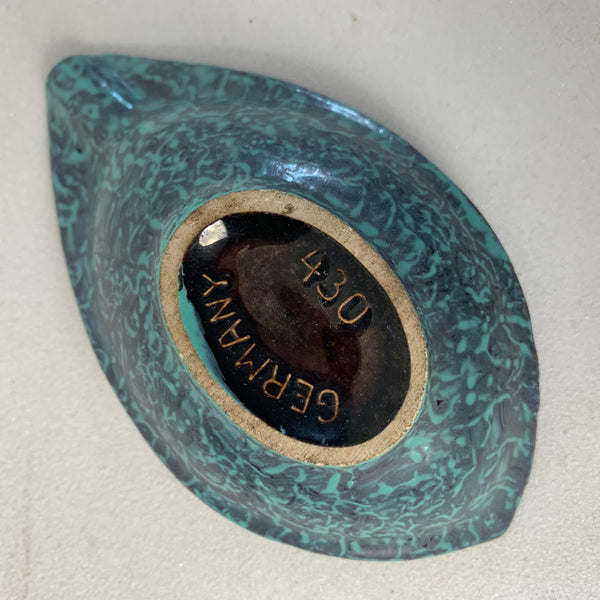 50er Jahre Keramik Aschenbecher von Jasba 430
