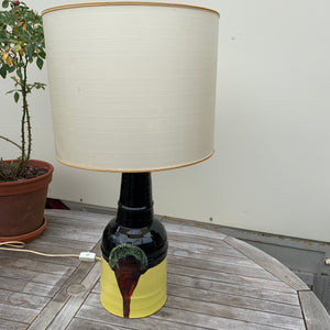 Große glasierte Keramik Tischlampe von Björn Wiinblad für Rosenthal