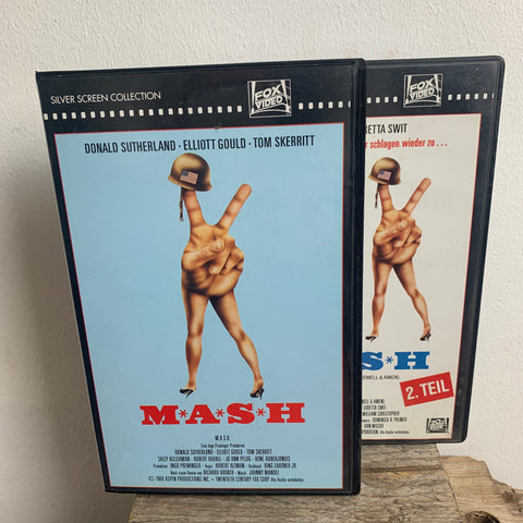 VHS Kassette MASH Teil 1 und 2