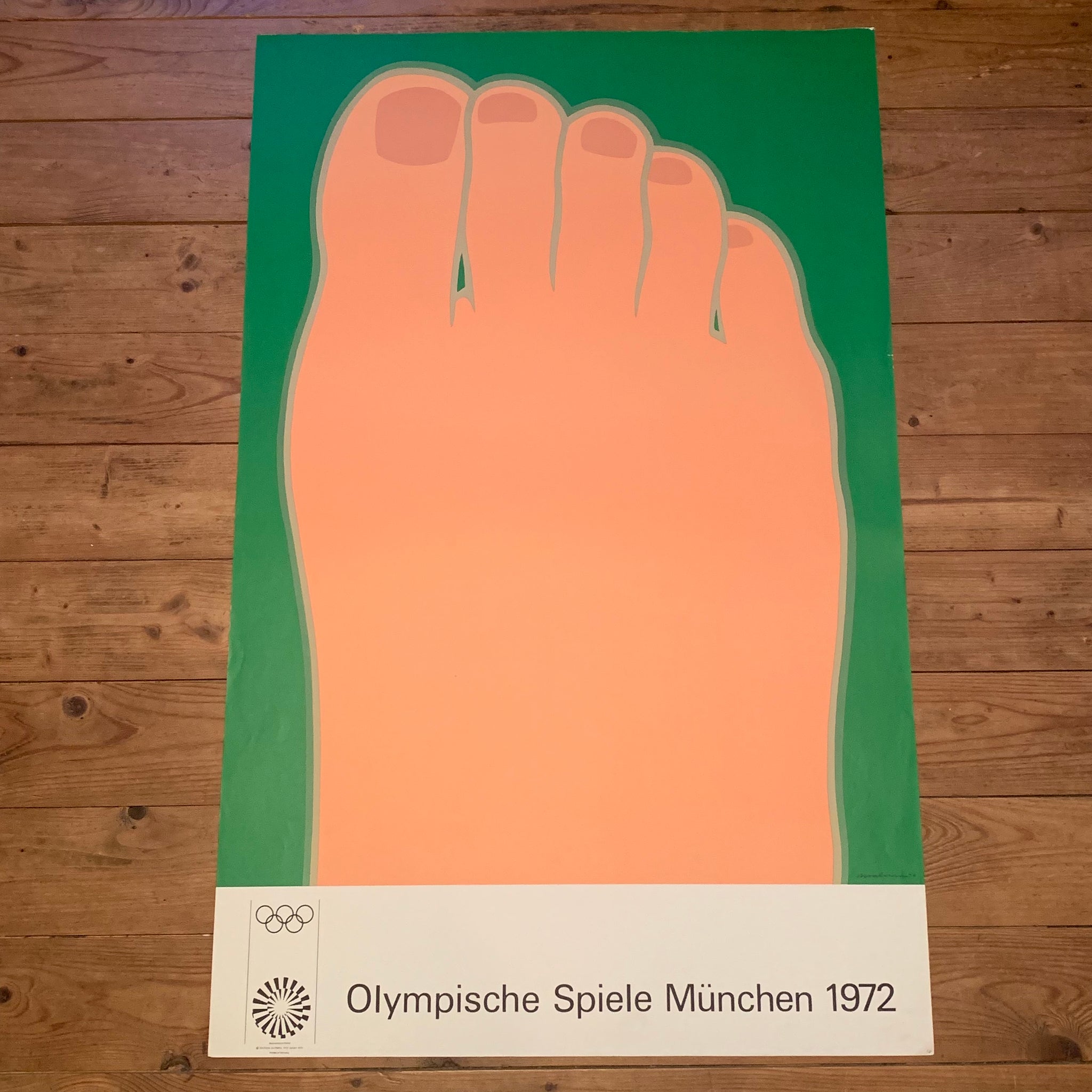 Pop Art Plakat Olympische Spiele 1972