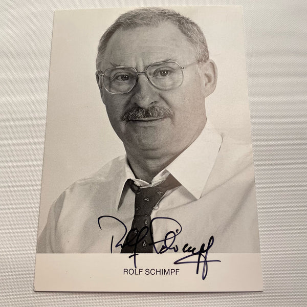 Autogramm Rolf Schimpf
