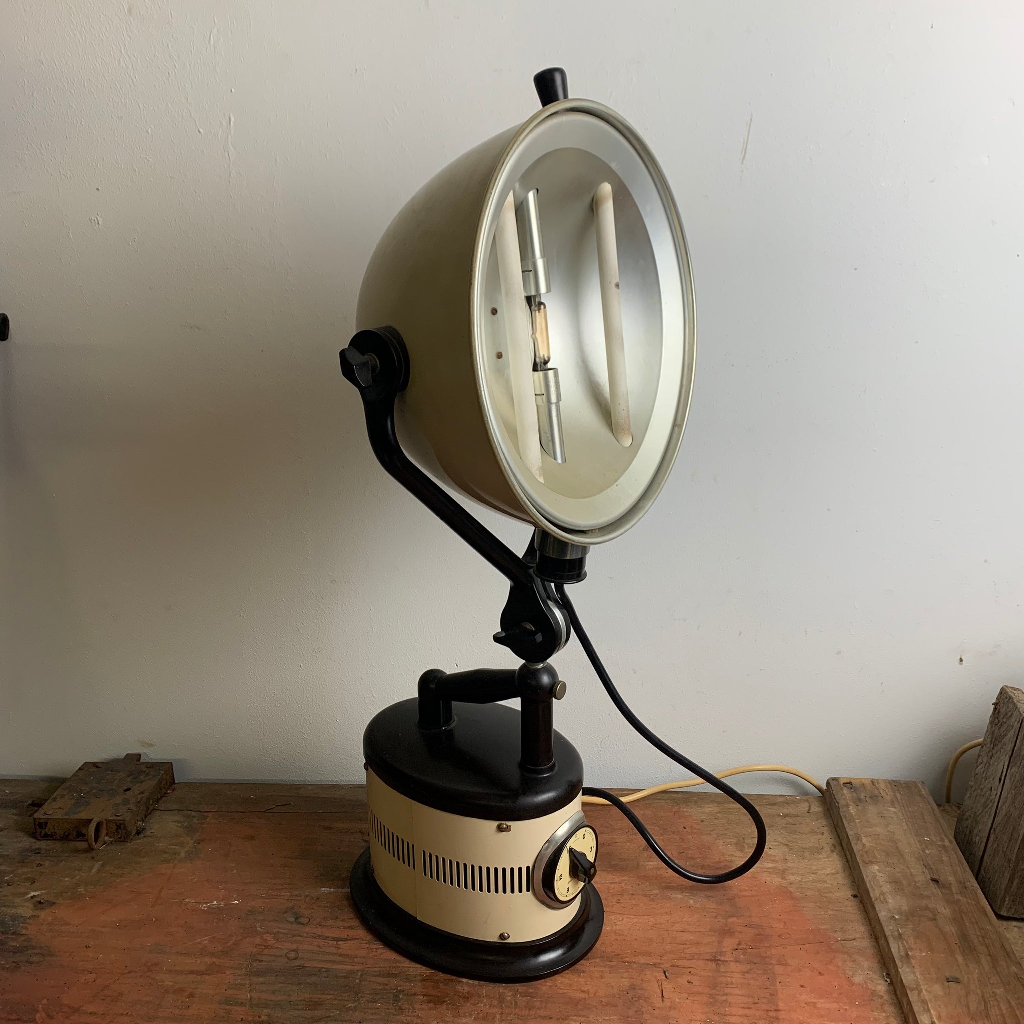 Vintage Quarz UV Lampe von Hanau